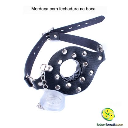 Mordaça com fechadura na boca - Image 2