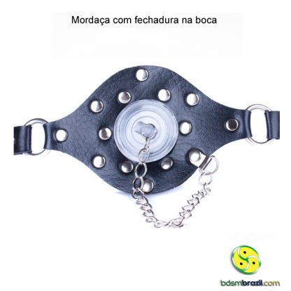 Mordaça com fechadura na boca - Image 3