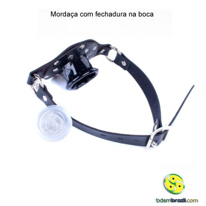 Mordaça com fechadura na boca - Image 4