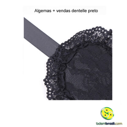 Algemas + vendas dentelle preto - Image 5