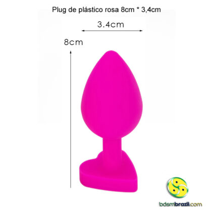 Plug de plástico rosa 8cm * 3,4cm