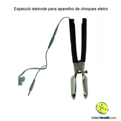 Espéculo eletrode para aparelho de choques eletro