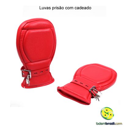 Luvas prisão com cadeado