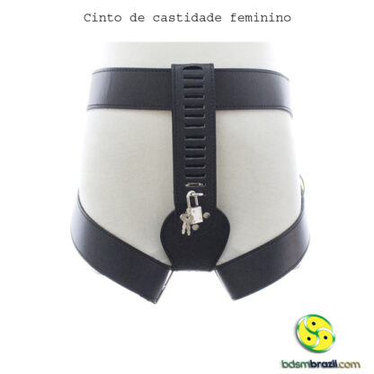 Cinto de castidade feminino com cadeado