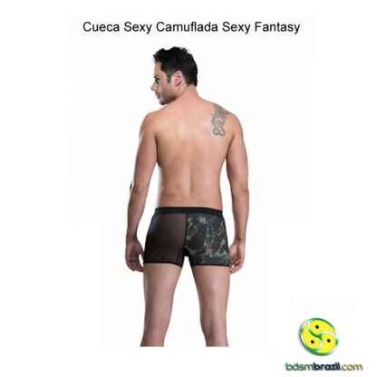 Cueca Sexy Camuflada Sexy Fantasy