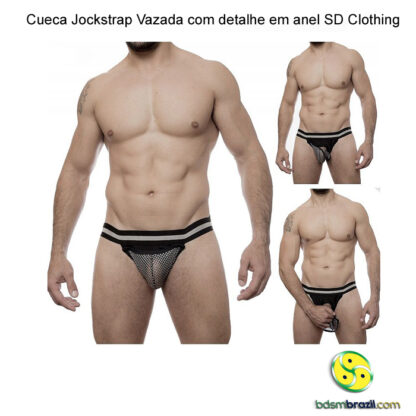 Cueca Jockstrap Vazada com detalhe em anel SD Clothing