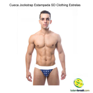 Cueca Jockstrap Estampada SD Clothing Estrelas