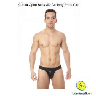 Cueca Open Back SD Clothing Preto Cire