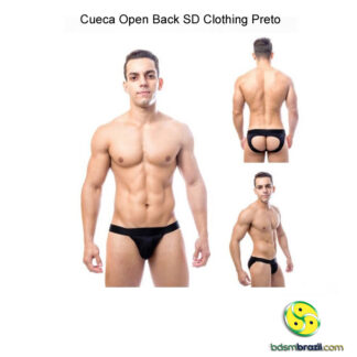 Cueca Open Back SD Clothing Preto