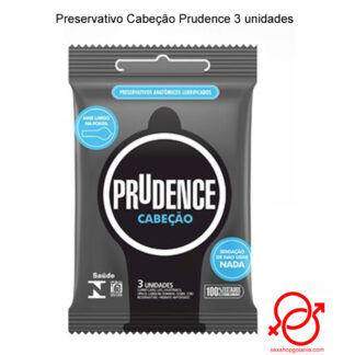Preservativo Cabeção Prudence 3 unidades