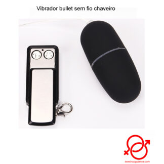 Vibrador bullet sem fio chaveiro