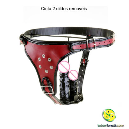 Cinta 2 dildos removeis