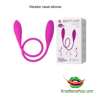 Vibrador casal silicone