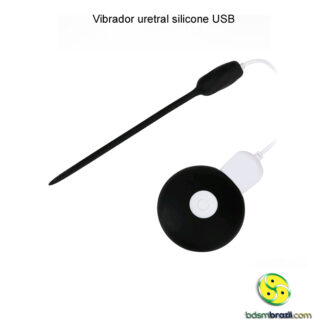 Vibrador uretral silicone USB