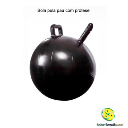 Bola pula pau com prótese