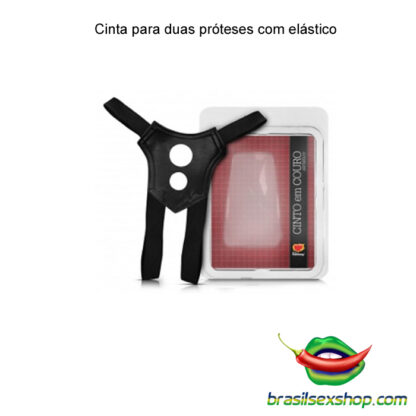 Cinta para duas próteses com elástico