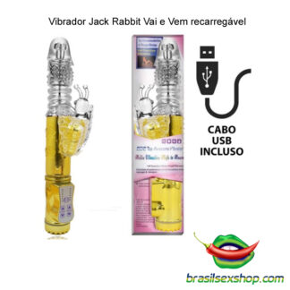 Vibrador Jack Rabbit Vai e Vem recarregável