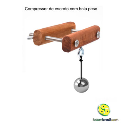 Compressor de escroto com bola peso