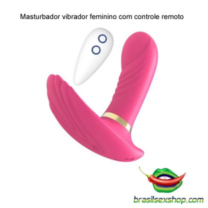 Masturbador vibrador feminino com controle remoto