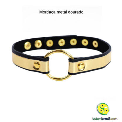 Mordaça metal dourado - Image 3