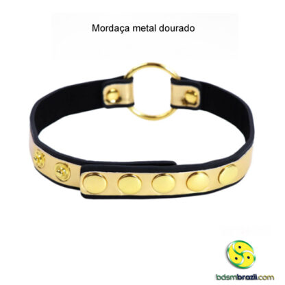 Mordaça metal dourado - Image 4