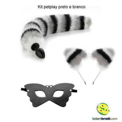 Kit petplay preto e branco