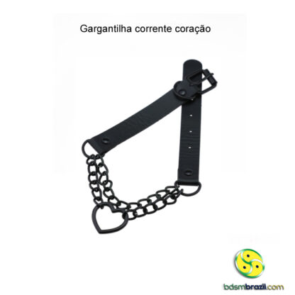 Gargantilha corrente coração - Image 4