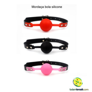 Mordaça bola silicone