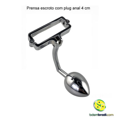 Prensa escroto com plugs anais