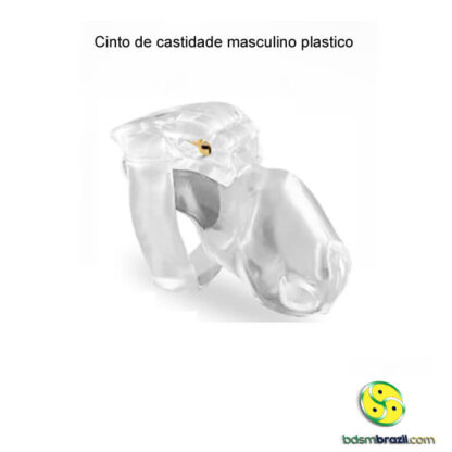 Cinto de castidade masculino plastico