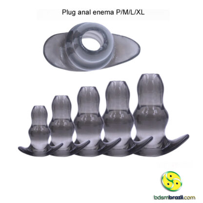 Plug anal enema P/M/L/XL