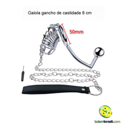 Gaiola gancho de castidade 8 cm - Image 4