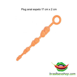 Plug anal espeto 17 cm x 2 cm