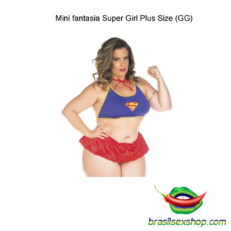 Mini fantasia Super Girl Plus Size (GG)