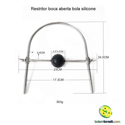 Restritor boca aberta bola silicone - Image 3