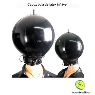 Capuz bola de latex inflável