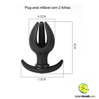 Plug anal inflável com 2 folhas - Image 8