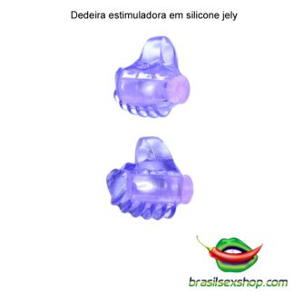 Dedeira estimuladora em silicone jely