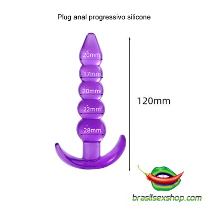 Plug anal progressivo silicone - Image 2