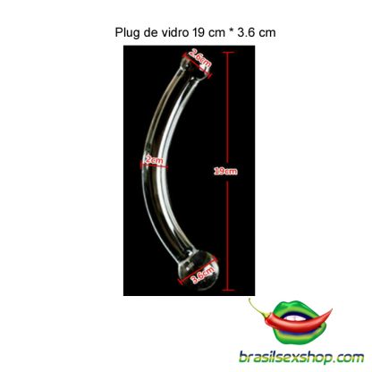 Plug de vidro 19 cm * 3.6 cm - Image 3