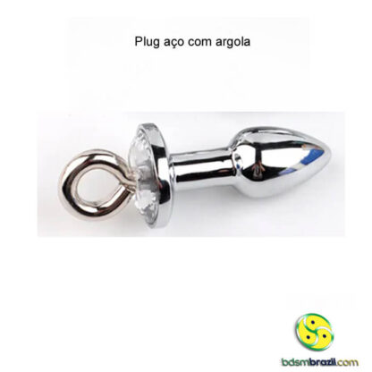 Plug aço com argola