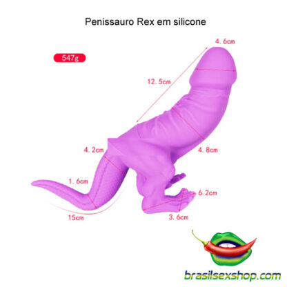 Penissauro Rex em silicone