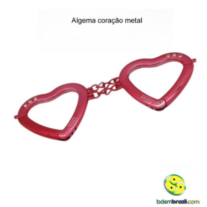 Algema coração metal