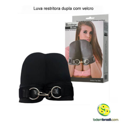 Luva restritora dupla com velcro