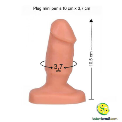 Plug mini penis 10 cm x 3,7 cm