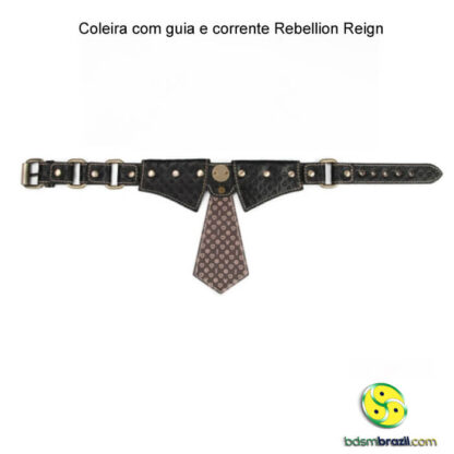 Coleira com guia e corrente Rebellion Reign - Image 3