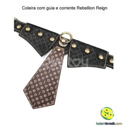 Coleira com guia e corrente Rebellion Reign - Image 4