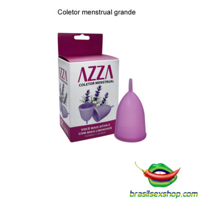 Coletor menstrual grande