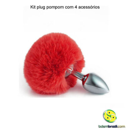 Kit plug pompom com 4 acessórios - Image 2