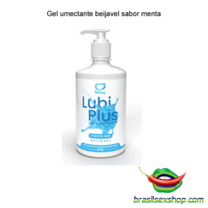 Gel umectante beijavel sabor menta 500g